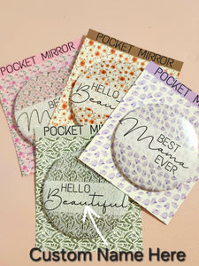 3" Button Pocket Mirror