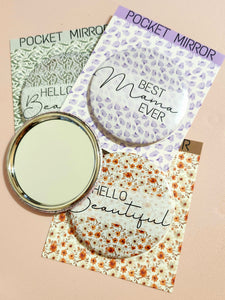 3" Button Pocket Mirror